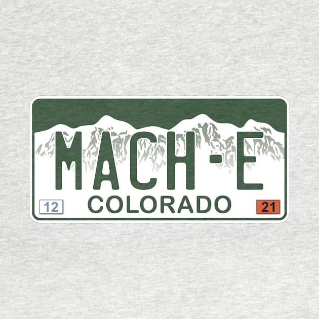 Mach-E Colorado License Plate by zealology